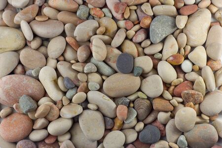 Background from sea pebblesの写真素材