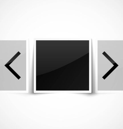 Empty photo frame as image gallery. のイラスト素材