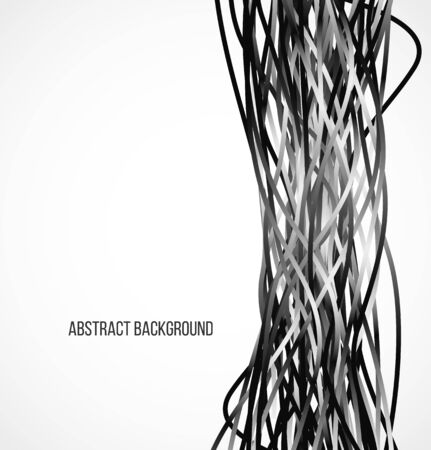 Absract black background with vertical lines. Vector illustrationのイラスト素材