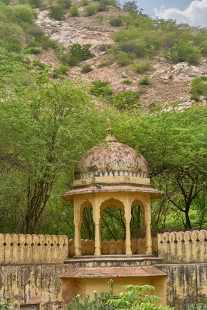 A beautiful view of "Gatore ki chhatriyan"の写真素材