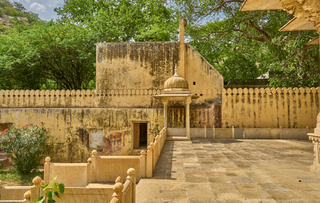 A beautiful view of "Gatore ki chhatriyan"の写真素材
