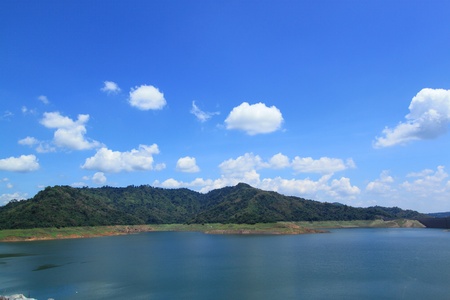 Khun Dan Dam Prakarnchon, nakhonnayok, Thailand.の写真素材