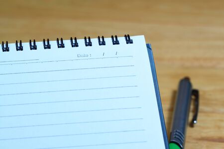 blank realistic spiral notebook