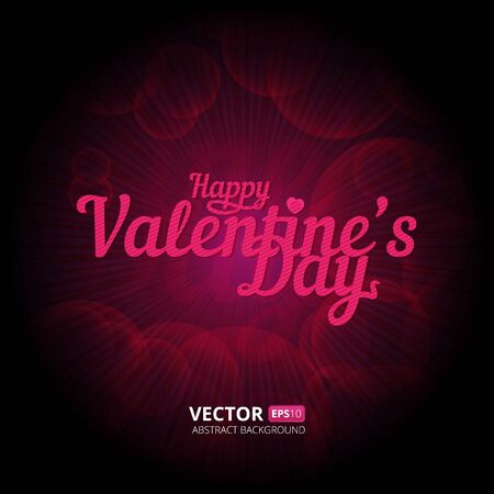 Happy Valentines day vector background.のイラスト素材