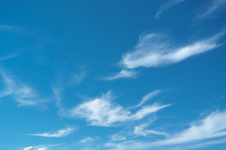 Blue Sky with Cloudsの写真素材
