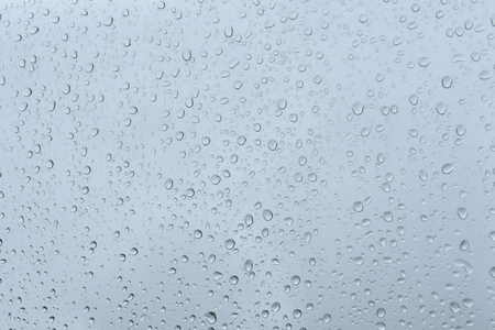 rain drops on the windowの写真素材
