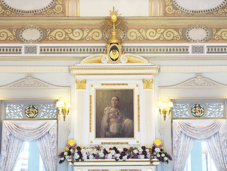 Phyathai Palace or Royal Phya Thai Palace constructed began in 1909 at Rama V's behest, Bangkok.1 oct 2016 bangkok,thailandのeditorial素材