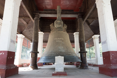 Mingun Bell Mandalay Sagaing, Myanmar the 2nd largest working bell in the world  - 19 December 2016のeditorial素材