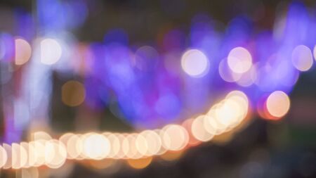 bokeh background.color of night light bokeh in celebration festival background