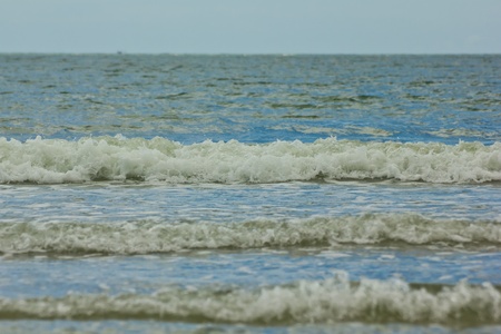sea waves of the South thailand shoreの写真素材