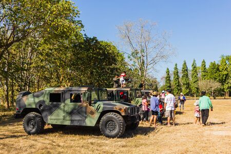 PRACHUAPKHIRIKHAN, THAILAND - JANUARY 12 : Parents would bring their children to the National Childrenのeditorial素材