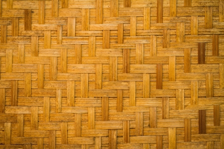 Native Thai style bamboo pattern basketry handmade and wall