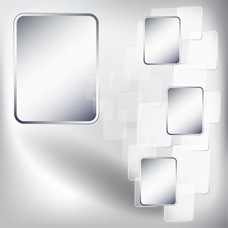 Abstract overlap squares concept backgroundのイラスト素材