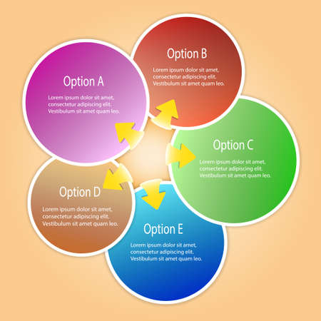 Infographics design のイラスト素材
