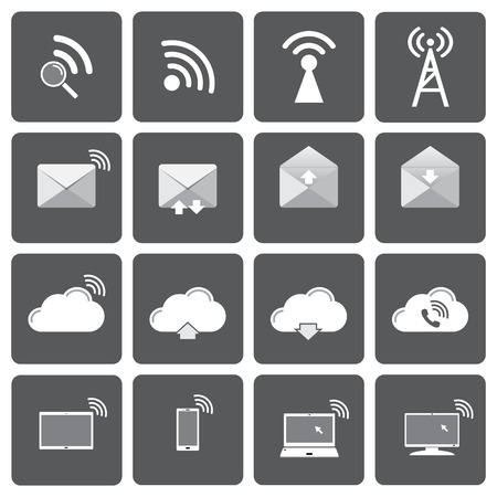 communication icons set. のイラスト素材
