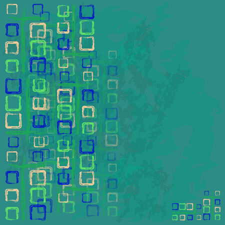 Grunge square abstract backgroundのイラスト素材