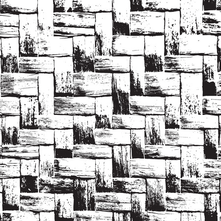 Native basketry bamboo patternのイラスト素材