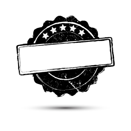 Grunge circle stamp background textures, Vector background EPS 10のイラスト素材