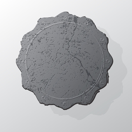 Grunge circle stamp background textures, Vector background EPS 10のイラスト素材