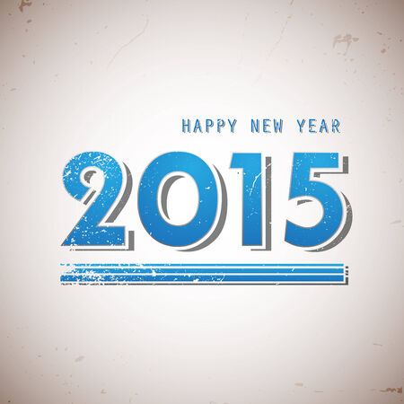 Happy new year 2015, Vector illustrationのイラスト素材