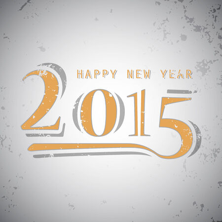 Happy new year 2015, Vector illustrationのイラスト素材
