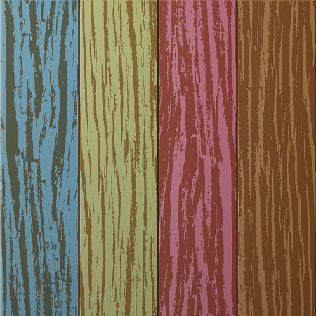 Colorful wooden plank texture, vector background illustrationのイラスト素材