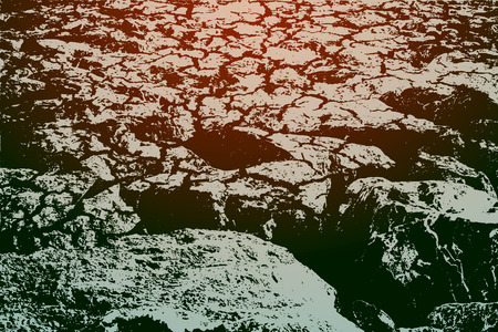 Colorful grunge texture dry cracked earth background, vector illustrationのイラスト素材