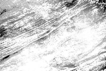 Grunge texture with overlay halftone dots effect, Vector background illustrationのイラスト素材