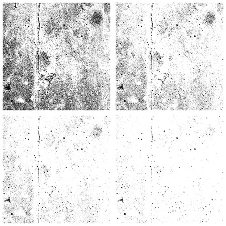 Grunge textures set, Vector background illustrationのイラスト素材