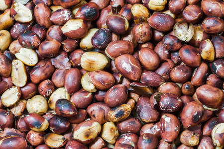 Roasted peanuts background