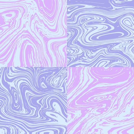 Set of Marble Texture Simple Cover Background Vector Design, Vector liquid background illustrationのイラスト素材