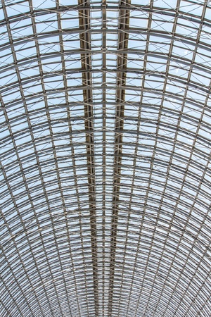 Glass Roof in GUM Moscowの写真素材