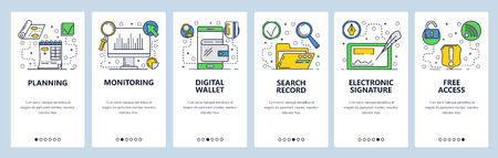 Web Site Onboarding Screens Online Services Electronic Signature