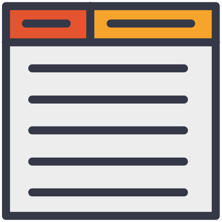 Digital file spreadsheet document vector icon. Computer window.のイラスト素材