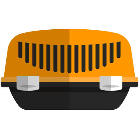 Pet carrier vector icon isolated on white backgroundのイラスト素材