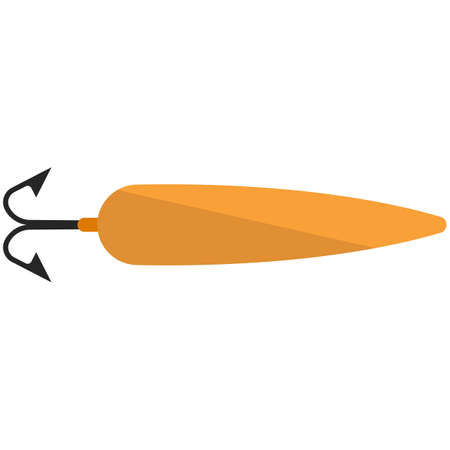 Vector fish bait icon isolated on white backgroundのイラスト素材