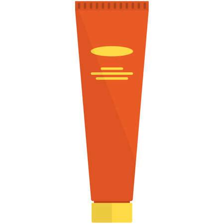 Tube cream vector isolated on white backgroundのイラスト素材