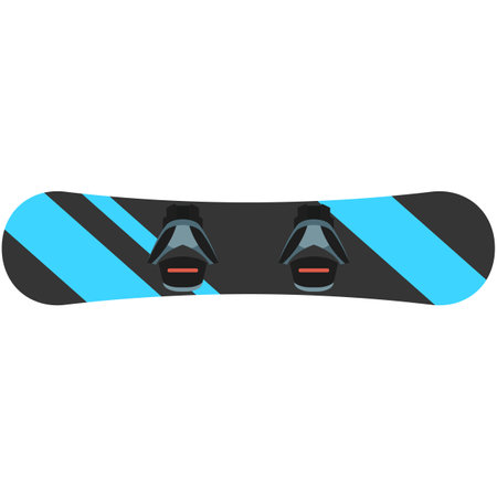 Snow ski snowboard vector isolated on white backgroundのイラスト素材