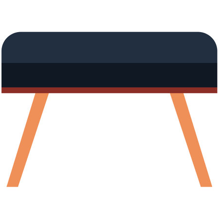 Vector gymnastic horse pommel goat design isolated on whiteのイラスト素材