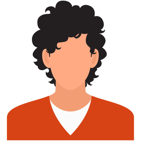 Man student avatar icon vector isolated on whiteのイラスト素材