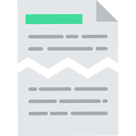 Paper document file business report vector iconのイラスト素材