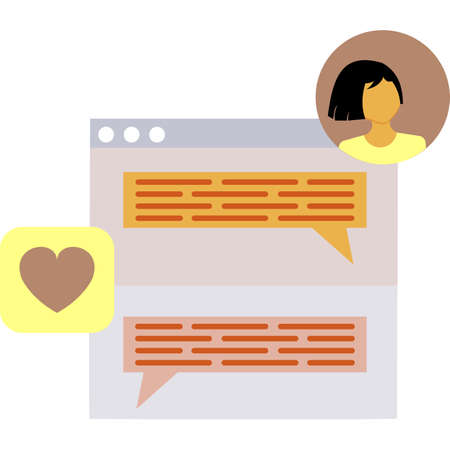 Chat icon vector forum symbol web designのイラスト素材