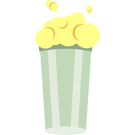 Popcorn icon vector pop corn box package isolatedのイラスト素材