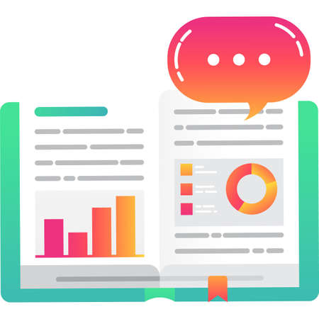 Business literature icon vector book for educationのイラスト素材