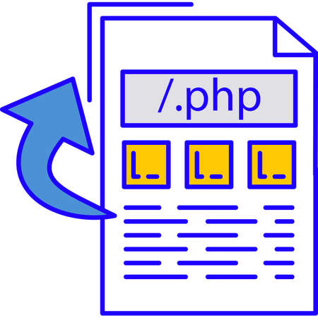 Vector seo analytics canonical tag icon isolatedのイラスト素材