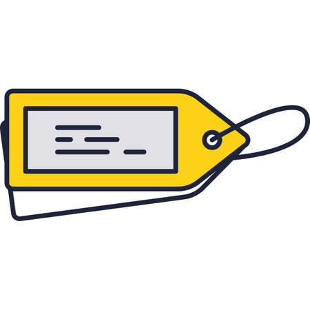 Label price tag icon vector sale sticker designのイラスト素材