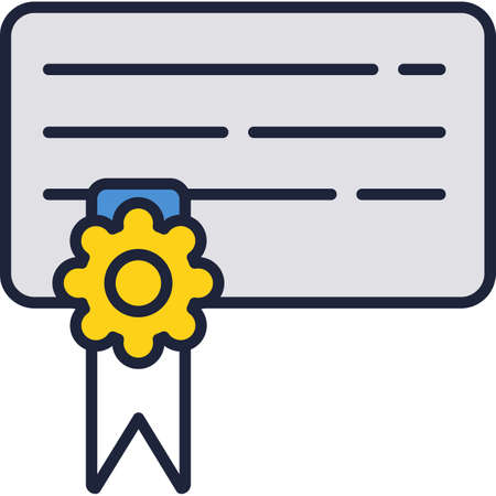Contract vector, paper document icon work formのイラスト素材