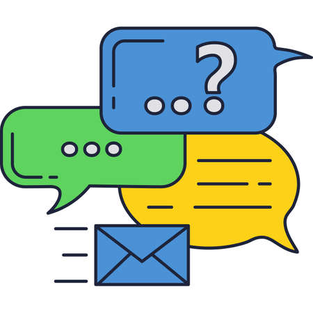 Chat bubble vector icon isolated on whiteのイラスト素材