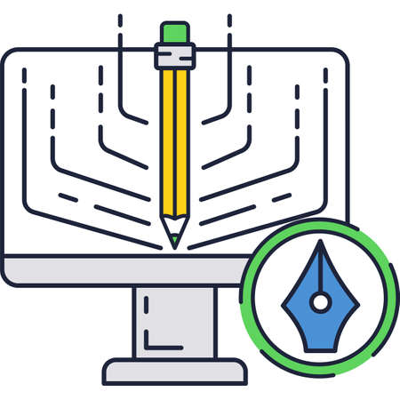 Design graphic icon digital art vector on whiteのイラスト素材