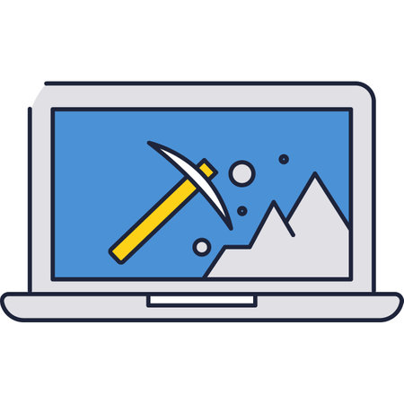 Bitcoin crypto currency price crash icon vectorのイラスト素材